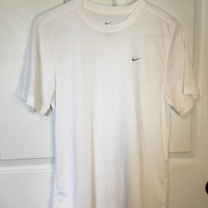 White Nike Dri Fit Shirt